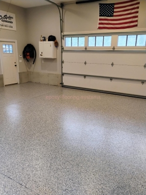 Epoxy garage floor